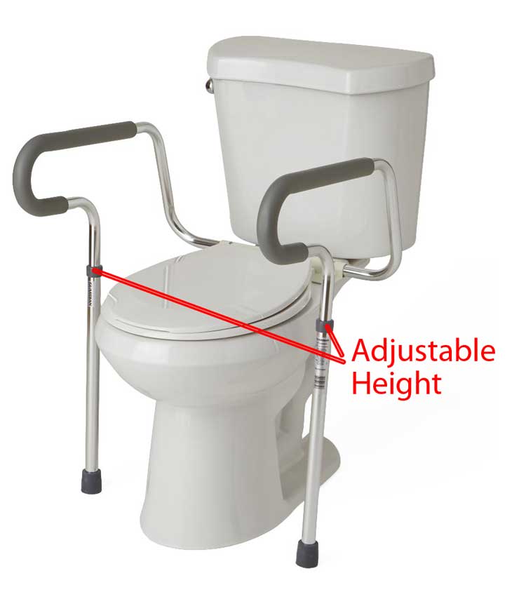 Medline Guardian Toilet Safety Rails G30300, G30300H, MDS86100RF