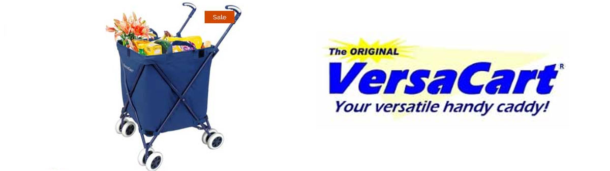 VersaCart Transit Utility Cart Folding Shopping Cart Transport Up to 120... 