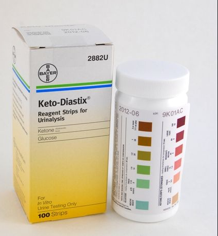 Keto-Diastix Reagent Urinalysis Strips